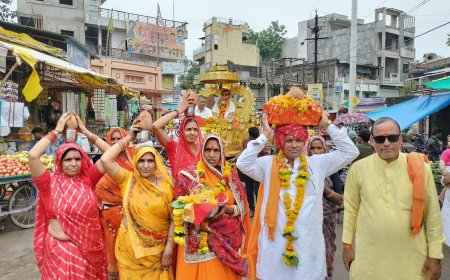 उन्हेल में सात दिवसीय भागवत ज्ञान गंगा महोत्सव की शुरुआत